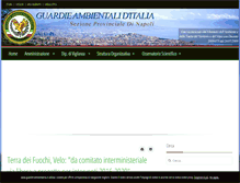 Tablet Screenshot of guardie-ambientalina.it